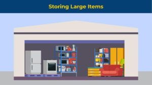 storing large items in your storage unit
